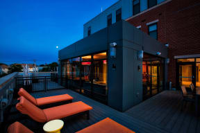 Rooftop Sundeck with Gorgeous Views at Windsor at Maxwells Green, Somerville, 02144