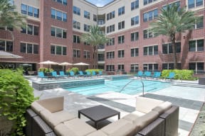 Resort-Style Swimming Pool at Midtown Houston by Windsor, 2310 Main Street, TX