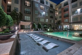 Resort-Style Pool with Sundeck at West University, Houston, TX