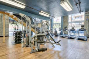 Two Level Fitness Center at Allegro at Jack London Square, Oakland, CA