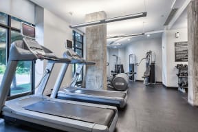 Cardio and Weightlifting Equipment at IO Piazza by Windsor, 2727 South Quincy Street, Arlington