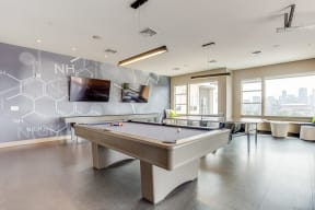 Billiards Table In Great Room at Element 47 by Windsor, Colorado, 80211