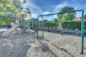 Playground with Swing Set at Windsor Ridge at Westborough, 01581, MA