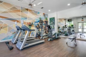 24-Hour Fitness Center with Cardio and Weights at Pavona Apartments, 95112, CA