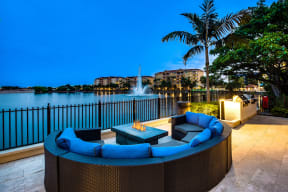 Relaxing Outdoor Lounge Area with Fire Pit at Windsor at Doral, 4401 NW 87th Avenue, Doral