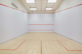 Squash court at The Ashley Apartments, New York, New York