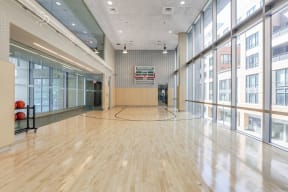 Sports Court for Basketball or Yoga Class at The Victor by Windsor, 110 Beverly St, Boston