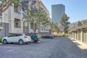 Private Garages and Parking at Windsor Lofts at Universal City, California, 91604
