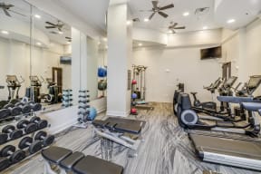 24-Hour, Fully-Equipped Fitness Center at Windsor at Brookhaven, Georgia, 30319