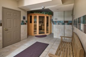 Relax in the Sauna at Windsor at Liberty House, 115 Morris Street, New Jersey