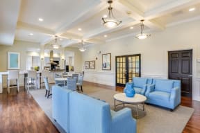 Resident Clubhouse with Upgraded Interiors at Windsor Ridge at Westborough, Westborough, Massachusetts