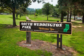 South Weddington Park Across Street at Windsor Lofts at Universal City, Studio City, CA