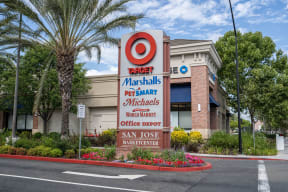 Shopping Center are Minutes Away from Pavona Apartments, San Jose, California