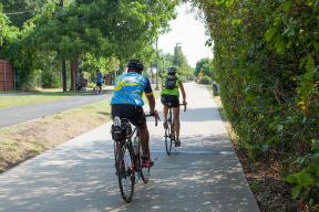 Easy Access To Bike Trails from Glass House at Windsor, Dallas, TX