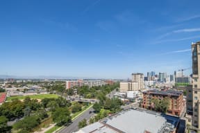 Panoramic View of City from Rooftop or Balcony at 1000 Speer by Windsor, Denver, Colorado