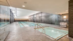 Indoor, Lap Pool and Spa at The Aldyn, 60 Riverside Blvd., New York