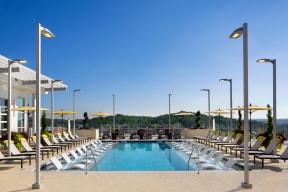 Swimming Pool And Sundeck at The Encore by Windsor, Atlanta, GA