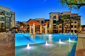 Sparkling Swimming Pool at Windsor Ridge, Austin, Texas
