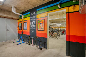 Bike Shop at THE MONARCH BY WINDSOR, 801 West Fifth Street, Austin, 78703