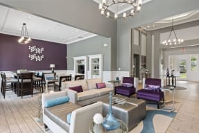Resident Lounge at Windsor Addison Park, North Carolina