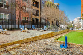 Enclosed Dog park at Eleven by Windsor 811 East 11th Street Austin, TX 78702