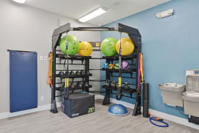 State-of-the-art fitness center at Windsor Addison Park, Charlotte, NC