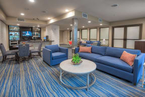 Lounge area, perfect for relaxing. at 5550 Wilshire at Miracle Mile by Windsor, 5550 Wilshire Blvd., CA 90036