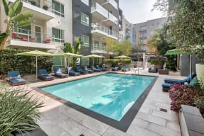 Resort-Style Pool at Olympic by Windsor, Los Angeles, 90015