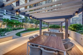 Outdoor Dining Area at Moment, Chicago