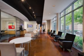 Executive Lounge with Wi-Fi and 24-Hour Coffee/Tea Bar at Crescent at Fells Point by Windsor, 21231, MD