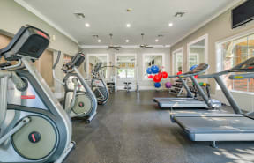 Fitness Center at Windsor Westbridge, Carrollton, TX.