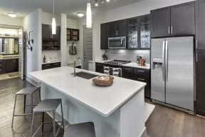 Stainless steel appliances at Windsor Fitzhugh, Dallas, TX