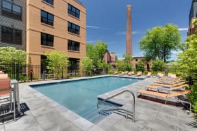 Resort Inspired Pool with Sundeck at Edison on the Charles by Windsor, Waltham, 02453