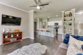 Spacious living areas at Legacy by Windsor, Plano, Texas