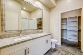 Double Vanity Bathroom at Eleven by Windsor 811 East 11th Street Austin, TX 78702