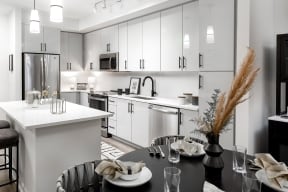 Glass cooktops and French door refrigerators complete our chef inspired kitchens at Centrico by Windsor, Doral, FL, 33166