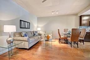 Open layouts with 9 and 10 foot ceilings at 5550 Wilshire at Miracle Mile by Windsor, 5550 Wilshire Blvd., Los Angeles, CA 90036