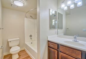 Spacious bathrooms at Mission Pointe by Windsor