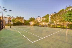 Tennis court at Mission Pointe by Windsor