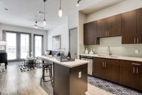 Modern Kitchens with Quartz Countertops at Windsor West Lemmon, 3650 Cedarplaza Lane, Dallas