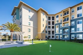 Putting Green at Blu Harbor by Windsor, Redwood City, California
