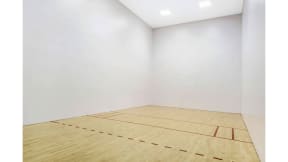 Indoor racquetball court at The Winston by Windsor, Pembroke Pines