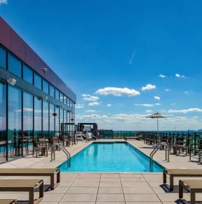Resort style pool at Windsor Bethesda in Bethesda, Maryland