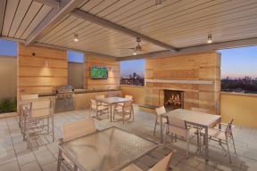 Relax at the Barbecue Pavilion, at The Sovereign at Regent Square, 3233 West Dallas, TX