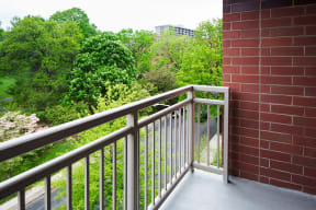 Roomy balconies with select apartment homes.