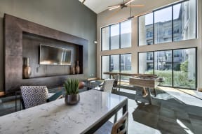 Expansive Clubroom with Game Space at Windsor Burnet, Austin, TX