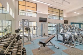 Fitness center at Windsor Ridge Austin