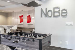 NoBe Market Apartments fooseball table