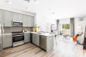 Chef-Inspired Kitchens Feature Stainless Steel Appliances at The Club West at Pearl River, Pearl River, 10965