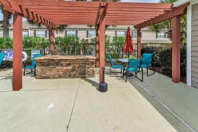 Congaree Villas, 2490 Fish Hatchery Rd, West Columbia, SC 29172, pool cabana and grill